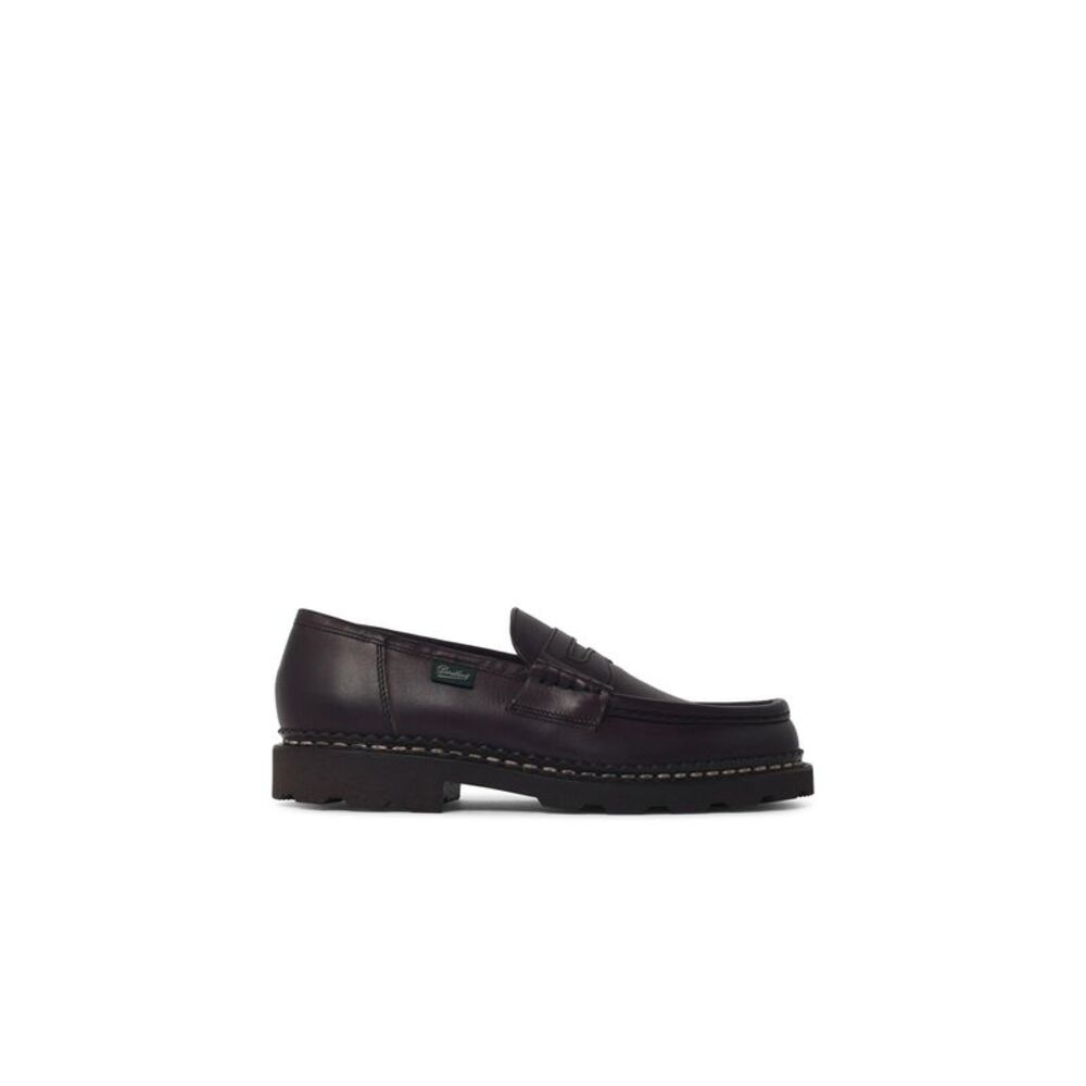 Paraboot 'Reims' 'Lisse Cafè' Brown Leather Loafers Men